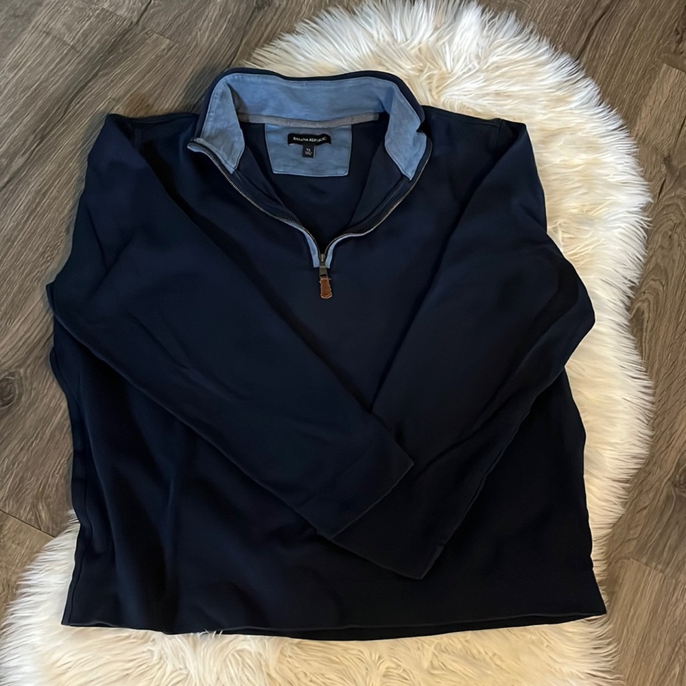 Banana Republic men’s extra-large quarter zip pull over